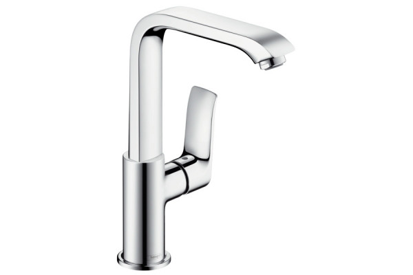 Смеситель Hansgrohe Metris для раковины однорычажный, хром, высота излива 23 см