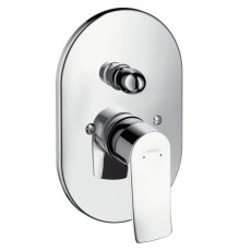 Смеситель Hansgrohe Metris для ванны с душем, однорычажный, хром