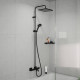 HG Vernis Sh Showerpipe 240 для ванны цвет матовый черный 26900670
