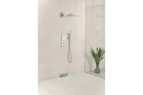 Переключатель потоков Hansgrohe ShowerSelect белый, на 3 позиции, сенсорный