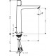 Смеситель Hansgrohe Talis Select E 71752000 для раковины, с донным клапаном, хром, высота излива 23.4 см