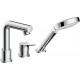 Смеситель Hansgrohe Talis E 72417000 на борт ванны однорычажный, хром