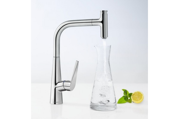 Смеситель Hansgrohe Talis Select S 72821000 для кухонной мойки хром, высота излива 28.8 см