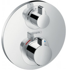 Термостат Hansgrohe Ecostat S 15758000 для ванны с душем, термостат, хром