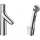 Смеситель Hansgrohe Talis Select S 72291000 для раковины с гигиеническим душем, с донным клапаном Push-Open, хром, высота излива 9.8 см