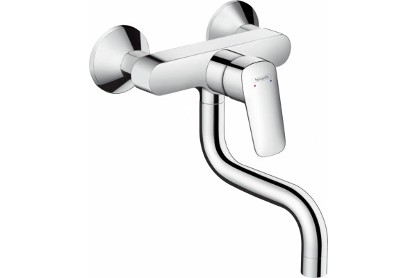 Смеситель Hansgrohe Logis 71836000 для кухонной мойки однорычажный, хром