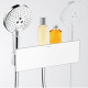 Шланговое подключение Hansgrohe Fixfit Porter 300 26456400 держатель для душа в современном стиле