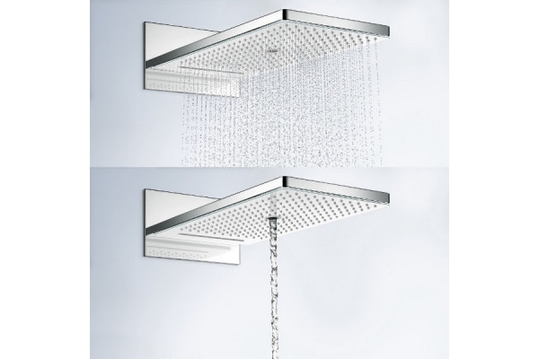Верхний душ Hansgrohe Rainmaker Select 580 3jet размер 58.6 см,  в стиле hi-tech