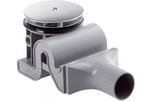 Сифон для поддона Hansgrohe Raindrain ′90 XX 60067000 хром, выпуск боковой