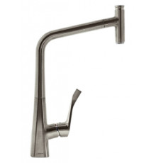 Смеситель Hansgrohe Metris Select для кухонной мойки однорычажный, матовый