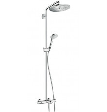 Душевая стойка Hansgrohe Croma Select 280 Air 1jet Showerpipe с термостатом, хром, штанга 158.4 см