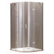 Душевой уголок Huppe Aura elegance 400801.092.321 четверть круга, двери распашные