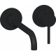 Смеситель для раковины IB Rubinetterie Industria ID206NP-20 matt black однорычажный, черный
