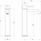 Смеситель для раковины IB Rubinetterie Industria ID202CC_1 chrome однорычажный, хром