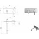 Смеситель для раковины IB Rubinetterie Industria ID206CC-19 chrome однорычажный, хром