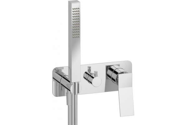 Смеситель для ванны с душем IB Rubinetterie Wave EWA314CC chrome, однорычажный, хром