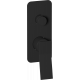 Смеситель для ванны с душем IB Rubinetterie Wave EWA310NP matt black, однорычажный, черный