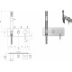Смеситель для ванны с душем IB Rubinetterie Industria EID314CC_1 chrome, однорычажный, хром