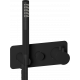 Смеситель для ванны с душем IB Rubinetterie Industria EID613NP_13 matt black, однорычажный, черный