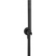 Душевой гарнитур IB Rubinetterie Duplex SH022NP matt black цвет черный, штанга 30.9 см