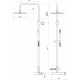 Душевая стойка IB Rubinetterie WhyNot WN127CC chrome хром, штанга 138.5 см