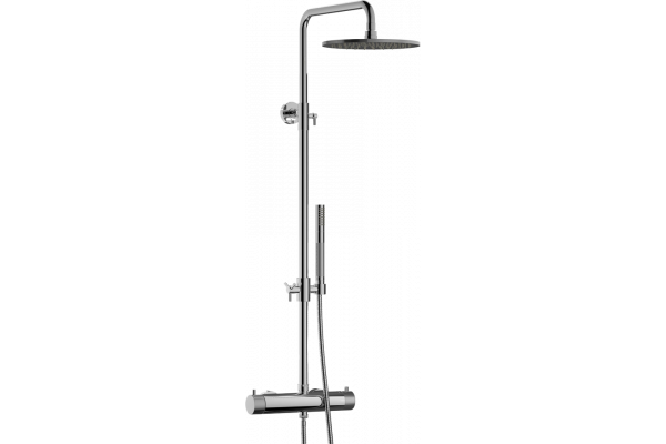 Душевая стойка IB Rubinetterie Industria ID800CC_1 chrome хром, штанга 125.4 см
