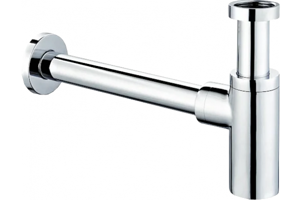 Сифон для раковины IB Rubinetterie Doccia SH080CC chrome хром, выпуск боковой
