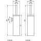 Туалетная щетка с держателем, напольная Ideal Standard IOM A9108MY