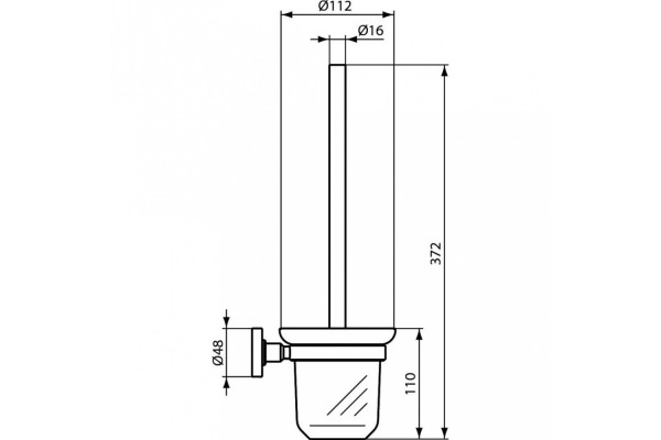 Набор аксессуаров Ideal Standard IOM A9246XG черный матовый