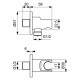BD125AA Set ALPHA 4 в 1 (A7184AA + B961368AA + A2403AA + BC807AA ) смеситель для душа