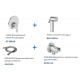 BD125AA Set ALPHA 4 в 1 (A7184AA + B961368AA + A2403AA + BC807AA ) смеситель для душа