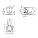 Комплект унитаз с инсталляцией Ideal Standard Connect Air AquaBlade E212801