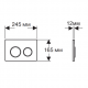 Комплект IDEAL STANDARD ST031812 (унитаз T007901 + сиденье Tesi T352701 + панель смыва Aquatek KDI-0000018 + инсталляция Aquatek INS-0000012 + крепёж)