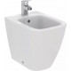 T459501 Ideal Standard i.life S Напольное пристенное биде, с отверстием под смеситель, с отверстием перелива, с крепежом TT0257919. Короткая проекция