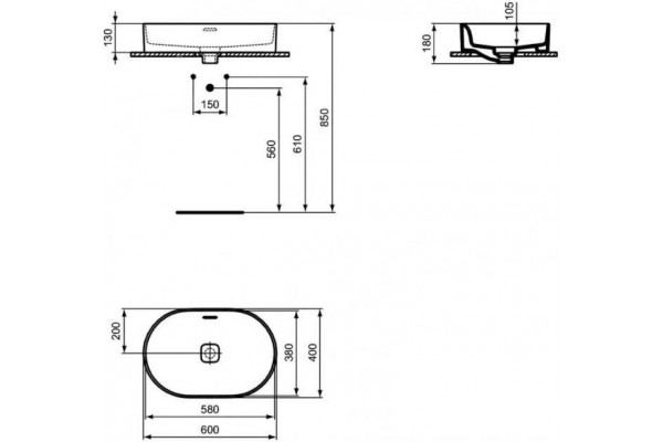 Раковина Ideal Standard Strada II T360401