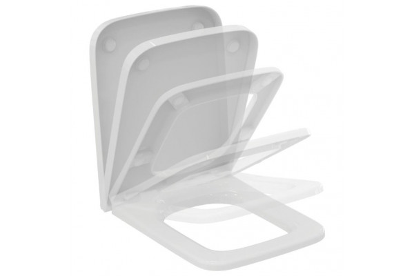 T392701 BLEND CUBE Сиденье и крышка стандарт, тип wrapover, дюропласт, легкосъемное (шарниры Easy Take Off), с функцией плавного закрытия