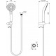 Душевой комплект Ideal Standard Idealrain Evo Diamond L3 B2240AA