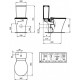 Напольный унитаз Ideal Standard Connect AquaBlade E009701
