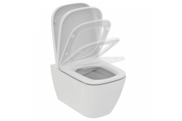 T468301 Ideal Standard i.life B Сиденье и крышка, с функцией плавного закрытия, дюропласт, металлические шарниры, легкосъемное