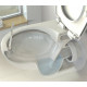 W660101 CЕТ EUROVIT Rimless подвесной унитаз K881201 с сидением и крышкой sc, E233267 PROSYS ECO FRAME M Встраиваемая инсталляция