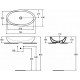 Раковина-чаша Ideal Standard Strada 75x42 K078501