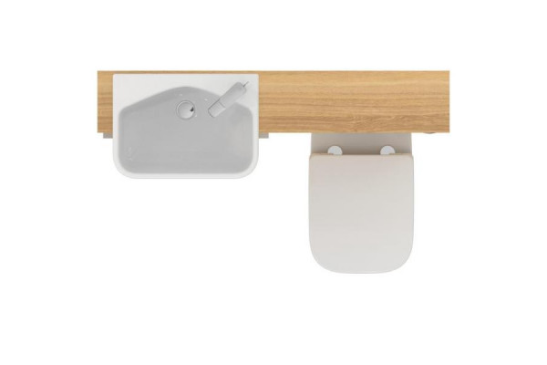 T459201 Ideal Standard i.life S Безободковый подвесной унитаз, технология RimLS+, глубокий смыв. Короткая проекция - 48 см