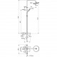 BC525XG IDEALRAIN Душевая система в комплекте с настенным смесителем для ванны/душа CERAFINE O матовый черный