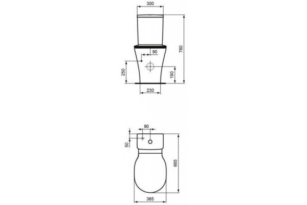 Бачок для унитаза Ideal Standard Connect Air E073901
