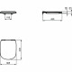 Сидение с крышкой микролифт Ideal Standard Tesi T3527V1