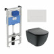 Промо-набор 3 в 1 IDEAL STANDARD: Унитаз T0079V3 + сиденье T3527V3 TESI + инсталляция R020467 PROSYS + панель смыва R0121AC OLEAS)