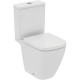 Напольный безободковый унитаз для монтажа Ideal Standard i.life S T459601 с бачком, горизонтальный выпуск, технология RimLS+, с крепежом TT0257919