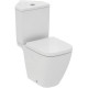 Напольный безободковый унитаз для монтажа Ideal Standard i.life S T459601 с бачком, горизонтальный выпуск, технология RimLS+, с крепежом TT0257919