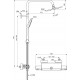 A7230AA Ceratherm T50 термостатическая душевая система