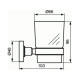 Набор аксессуаров Ideal Standard IOM A9245XG черный матовый